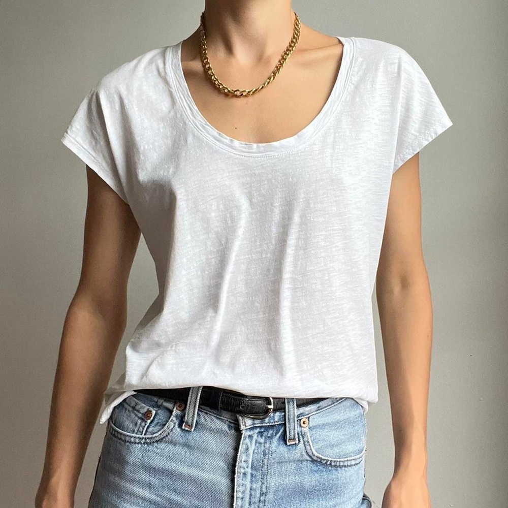 Basic white t-shirt from Skin